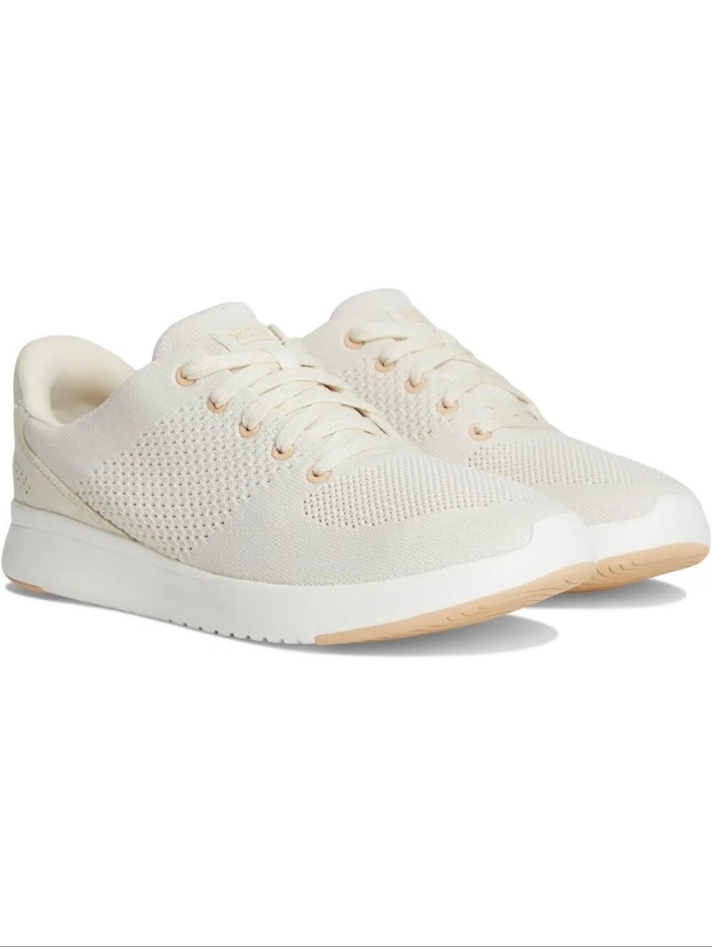 Kizik Lima Cream White Hands Free Knit Comfort Sneakers Size 10 Wide